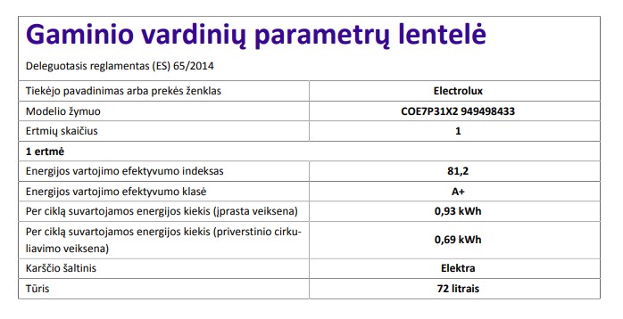 Orkaitė ELECTROLUX COE7P31X2