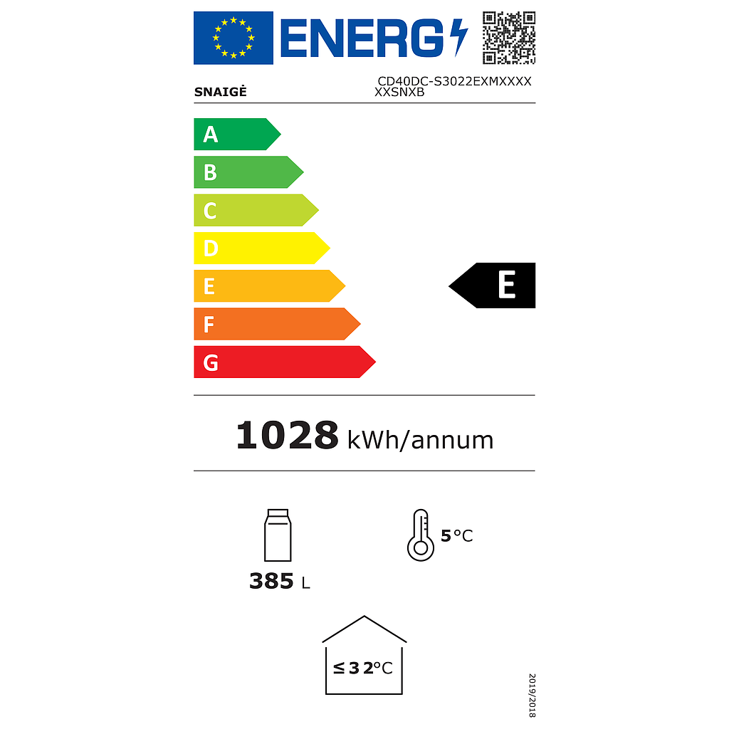 Fridge SNAIGE CD40DC-S3022E